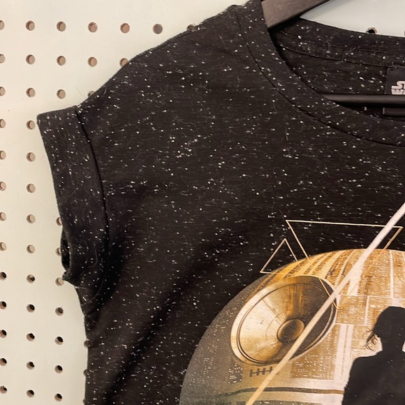 Star Wars Lucasfilm Ltd Rogue One Cap Sleeve T-Shirt Women’s Black Size M - Picture 4 of 9